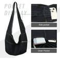 thumbnail image 3 of LinYooLi Denim Hobo Bags for Women Retro Jean Shoulder Bag Casual Jean Tote Handbags Vintage Satchel Bags for Teen Girls, 3 of 7