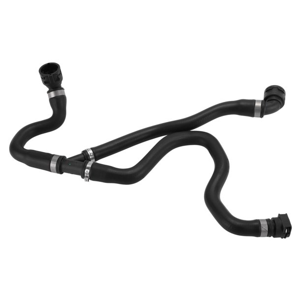 Manguera del radiador Unique Bargains No.17127609532 para BMW F32 428Xi 2.0L 2014-2017 Tubo de refrigerante de goma negro 1 Pc
