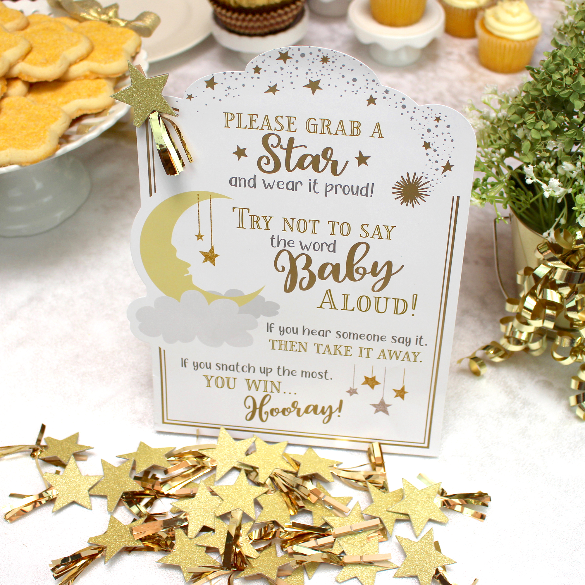 Lillian Rose Twinkle Twinkle Little Star Baby Shower Game Set - image 3 of 4