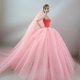 thumbnail image 3 of Elegante vestido de noche de princesa con cola grande, vestido de fiesta, traje de muñeca, el mejor regalo, 3 of 8
