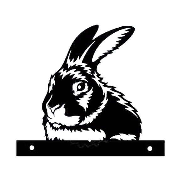 Art Craft Iron Animal Fence Hanging & Display Ornament - Handcrafted Wrought Iron Animal Fence With Intricate Designs, Wall & Garden Art Decor - Indoor Outdoor Decoration,