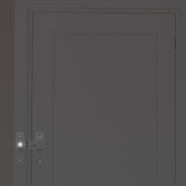 BESTYASH Para Puerta Gris De Zinc Reforzado Con Mecanismo De Seguro Y Fácil Instalación
