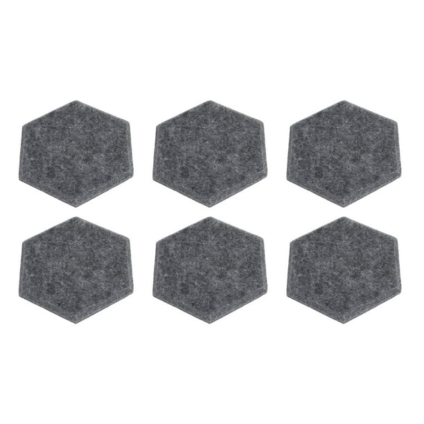 Paneles Acústicos Hexagonales, Tablero Absorbente De Sonido, Tablero De Aislamiento Acústico Autoadhesivo, Pegatina Decorativa Para Pared De Jardín De Infantes, 12 Uds.