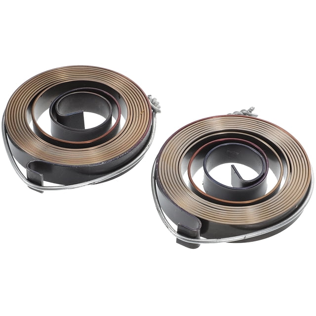 OULII 2 Pcs Ressort de Retour de Bobine de Perceuse Brun Foncé 5.50X5.50X1.00Cm Ressort de Tension Prolongé pour Usage Intensif