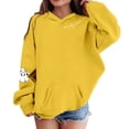 thumbnail image 2 of Girls Halloween Print Hoodie Long Sleeve Loose Fit Pullover Sweatshirt For Kids, 2 of 4