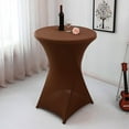 thumbnail image 2 of Uanit Spandex Table Cover Cocktail Fitted Tablecloths Round Highboy Stretch Table Covers Cloths for Party, DJ, Bar, Wedding, Birthday, Banquet ﻿, 2 of 6