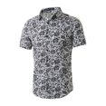 thumbnail image 3 of INSPIRE CHIC Men's Short Sleeve Button Front Beach Hawaiian Shirt, 3 of 7