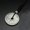 Clear Quartz, variant on Lucky Coin Round Ring Donut Pendant Crystal Necklace Ping An Buckle Amulet Gifts