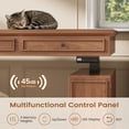 thumbnail image 7 of 55.1" Farmhouse Electric Standing Desk with 3 Drawers and Storage Cabinet, Height Adjustable Executive Desk for Home Office, 7 of 7