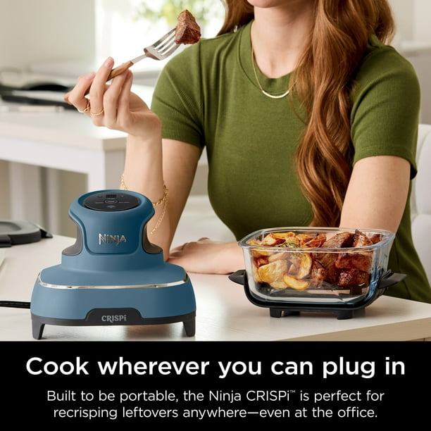 Ninja Crispi 3-in-1 Portable Glass Air Fryer Cooking System, 1500W