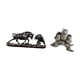 thumbnail image 5 of Estatua de escritorio, figura de lucha, adornos, figuras de búho, artesanía de resina, decoración, grabado, adecuado para regalar, hogar, oficina, dor, 5 of 8