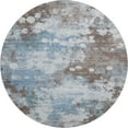 thumbnail image 2 of Addison Rugs Mayfield Premium Machine Washable Transitional Abstract Brown Round Rug, 8' x 8', 2 of 6