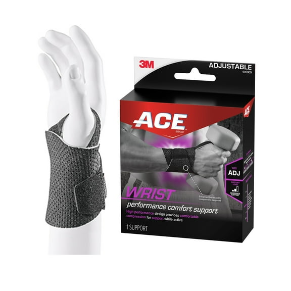 ACE Brand Adjustable Performance Comfort Wrist Support, 1 Support