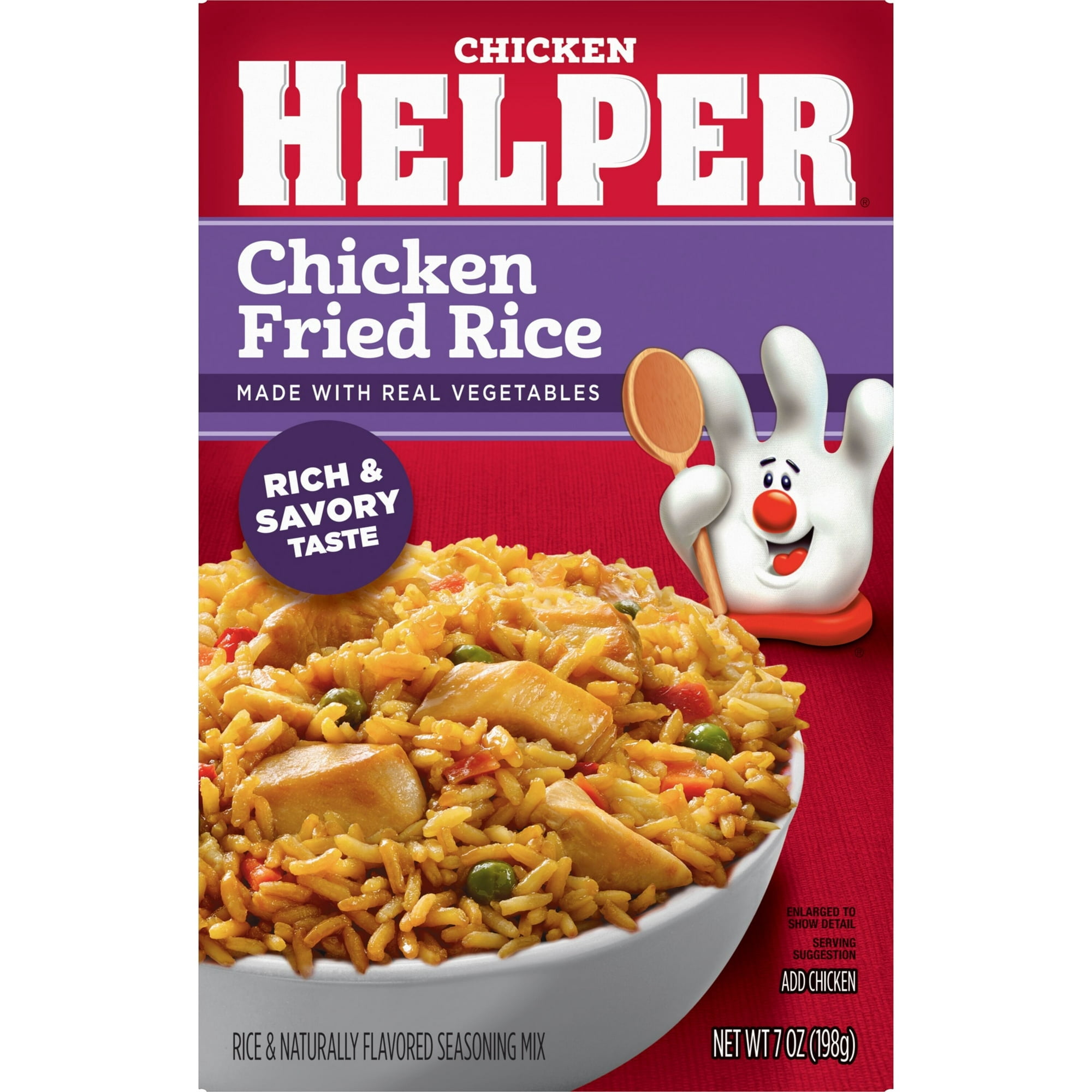 Chicken Helper Chicken Fried Rice Made with Real Vegetables 7 Ounces Box (Pack of 5)