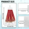 thumbnail image 7 of ZIATUBLE Christmas Trees Hanging Hand Towels Snowflakes Towels for Kitchen Drying Quick Dry Hanging Hand Towels for Bathroom Machine Washable Kitchen Hand Towels and Washcloths, 7 of 7
