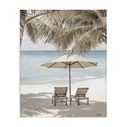 Stupell Industries Summer Villa Vacation Landscape Photography Gallery Wrapped Canvas Art Print Wall Art, 16 x 20