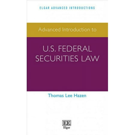 UPC: 9781802206265 | Advanced Introduction To U.S. Federal Securities Law