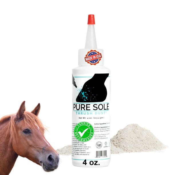 Tratamiento para la podredumbre del casco Pure Sole Thrush Dust 120 mL para caballos