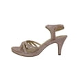 thumbnail image 3 of SANDALIAS TACONES VESTIR LEON DAMA MUJER GLITTER PIKE ROSA CUARZO 222118 LEON 222118, 3 of 3