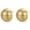 Gold, variant on Half Ball Matte Stud Earrings 925 Sterling Silver Post Pin for Women 14K Brushed Dangle Drop Earring