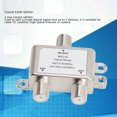 thumbnail image 3 of 2 Way Digital Coaxial Splitter, Easy Installation 4PCS Improved Performance Coaxial Cable Splitter RG6 Compatible  for Internet for TV, 3 of 7