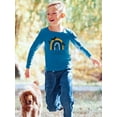 thumbnail image 2 of Cute Halloween Rainbow W Bats Long Sleeve Toddler -Image by Shutterstock,  3 Toddler, 2 of 4
