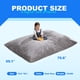 thumbnail image 2 of Sillón Puff Hobestluk 3 en 1 Plush Gris 191x140 cm, 2 of 9