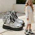 thumbnail image 2 of Viluyesy Girls Glitter Boots Non Slip Comfortable Durable Easy On Off Side Zipper Sequin Bow Dressy Shoes Silver Size 12.5 Little Kids, 2 of 9