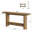 thumbnail image 2 of Tribesigns 55.12-Inch Farmhouse Console Table, Wooden Sofa Table for Living Room, 2 of 6