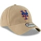 thumbnail image 3 of Gorra New Era MLB Core Classic 9TWENTY New York Mets, color caqui, 3 of 4
