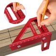 thumbnail image 1 of Orificio Marcado Aleación Aluminio Cuadrada Aleación Aluminio Extrusión Perfil Aluminio Procesamiento CNC Anodizado (rojo), 1 of 9