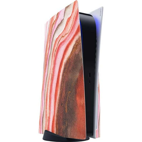 Skinit Geode Orange Watercolor Geode PS5 Console Skin