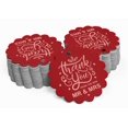 thumbnail image 2 of Inkdotpot Pack Of 100 Thank You From The New Wedding Favor Paper Tags Craft Real Rose Gold Foil Hang Tags, 2 of 6
