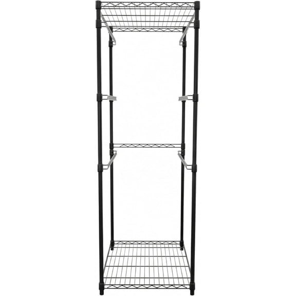 5-Tier Heavy Duty Garage Bin Storage Rack, Industrial Steel, 250 lb Capacity (Bins Not Included)