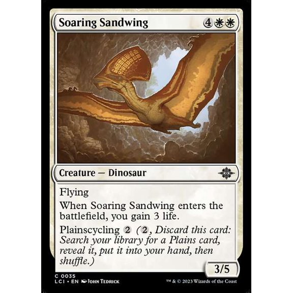 MtG The Lost Caverns of Ixalan Common Soaring Sandwing #35