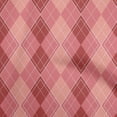 thumbnail image 1 of oneOone Georgette Viscose Medium Pink Fabric Check Sewing Craft Projects Fabric Prints By Yard 42 Inch Wide, 1 of 5