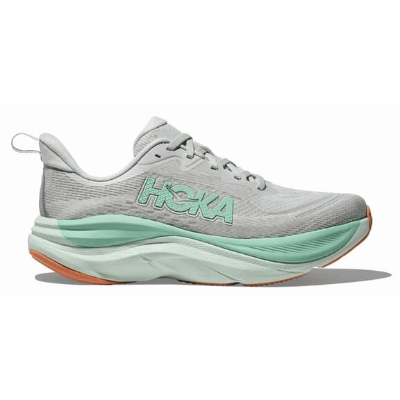 Hoka One Women's SkyFlow Everyday Shoes, 10.5 US ( Standard ), Cosmic Grey/Seafoam - EXTRA CUSHY