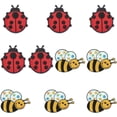 thumbnail image 2 of 10Pcs 2 Styles Ladybug Bee Sew or Iron on Cloth Patches Appliques Embroidered Cute Animal Design Patches for Clothing Backpacks School Bags, 2 of 6