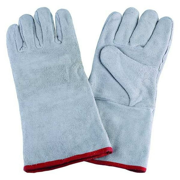 Condor Welding Gloves, Gauntlet Cuff, Wing Thumb, Standard Cowhide, L, 1 PR