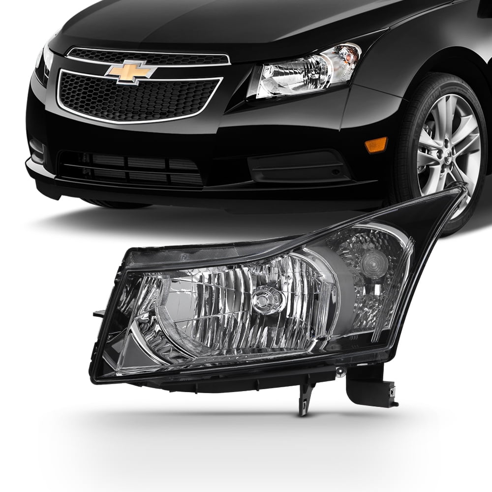 Chromed Head Light Lamp Cover Trim 2PCS For Chevrolet Chevy Cruze HB 2012-2016