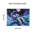 thumbnail image 2 of Fenyluxe Astronaut Canvas Wall Art Decor, Ready to Hang for Home, Office - Ideal Gift for Holidays 16x12in, 2 of 6
