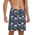 thumbnail image 5 of KLL Halloween A for Men's 1-Pack Shorts,Sleep Pajama Shorts for Men Soft Pj Shorts Men's Pajama Bottoms Sleepwear -Medium, 5 of 7