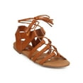 thumbnail image 1 of New Women Nature Breeze Dock-02 Leatherette Open Toe Slingback Gladiator Sandal, 1 of 5