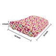 thumbnail image 5 of Colorful Lumbar Pillow, Watercolor Butterflies with Large Colored Wings Animal Love Paint Print, Soft Back Cushion for Office Chairs with Adjustable Straps, 14" x 13", Fuchsia Green, by Ambesonne, 5 of 7