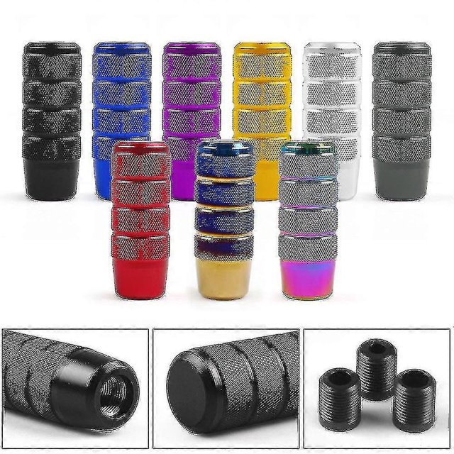 95mm Universal Non-slip Gear Shift Knob Manual Transmission Aluminum Knurled Shifter Lever Knob