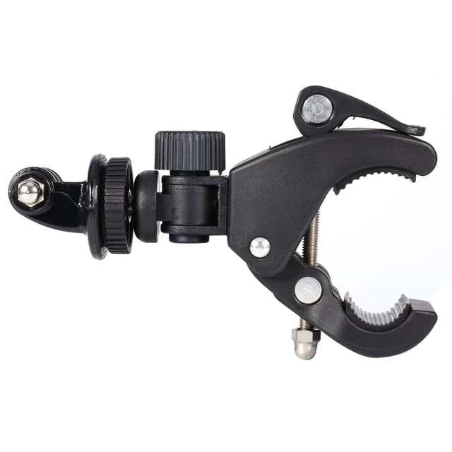Pomya Cámara Bicicleta Bicicleta Soporte para Motocicleta, Bicicleta giratoria 360 ° Clip de Manillar de Bicicleta en Soporte de Abrazadera con Tornillo de 1/4 Pulgada para cámara GoPro Ecomeon no