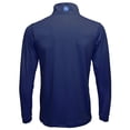 thumbnail image 2 of White Water Monterey 1/4 Zip Cotton Pullover Shirt (Slate Blue, Large), 2 of 2