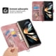 thumbnail image 4 of Funda de piel sintética estilo empresarial para Samsung Fold 4 con tarjetero Lenyard, 4 of 5