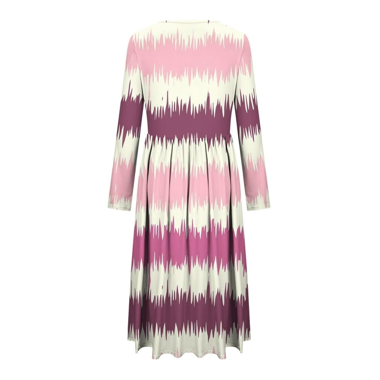 Roncen Long Sleeve Dresses for Women 2026 Spring Casual Flowy A-Line Boho Midi Party Long Dress Roncen Long Sleeve Dresses for Women 2026 Spring Casual Flowy A-Line Boho Midi Party Long Dress