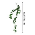 thumbnail image 3 of WZXPWT Artificial Ivy Garland, Fake Foliage Plants for Home Decor, Realistic Silk Leaf Artificial Greenery, Versatile Indoor/Outdoor Decoration (100cm), 3 of 6